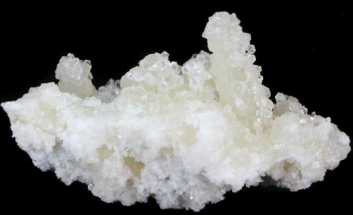 Apophyllite Crystals on Prehnite - India #44363